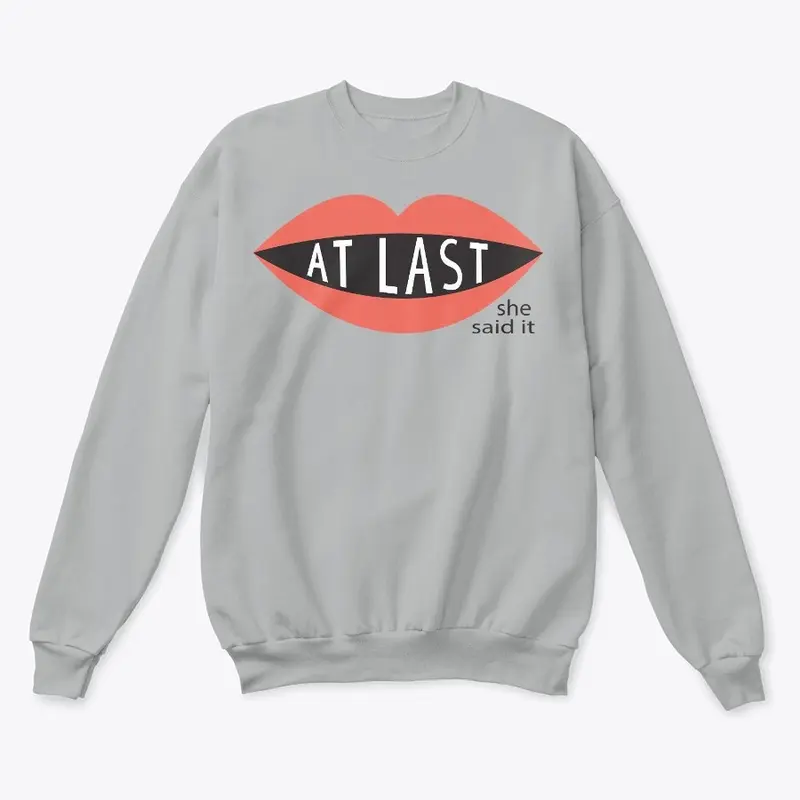 Coral Logo on Classic Sweatshirt